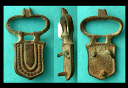 Avar, Fixed Belt Buckle, Ornate, ca. 7th-8th Cent AD